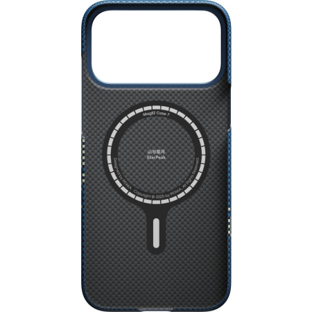 Чехол для iPhone 17 Pro Max Pitaka Starpeak Ultra-Slim Case (Milky way galaxy) (KI1701MPM) Cиний