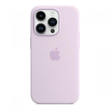 Чехол Silicone Case MagSafe для Apple iPhone 14 Pro Сиреневый