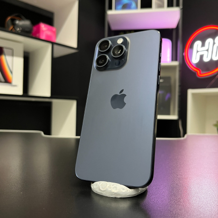 Trade in Apple iPhone 15 Pro Max 1Tb Dual SIM Blue Titanium IMEI: 3417 (Восстановленный)
