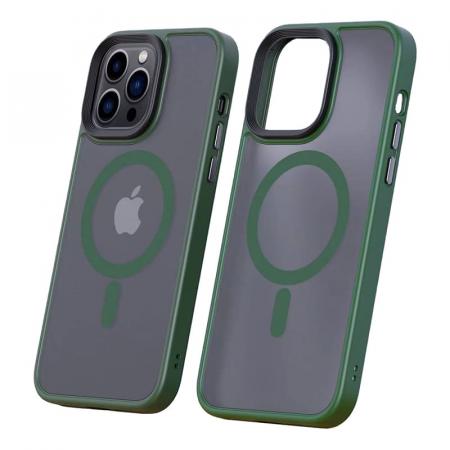 Чехол DFANS Design be different с Magsafe для Apple iPhone 13 Зеленый