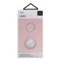 Чехол для Apple AirTag UNIQ Lino Liquid silicone (AIRTAG-LINOPNK) Розовый