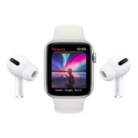 Apple Watch Nike SE (2020), 44 мм корпус из алюминия серебристого цвета, спортивный ремешок Nike цвета «чистая платина/чёрный» Apple Watch Nike SE (2020), 44 мм корпус из алюминия серебристого цвета, спортивный ремешок Nike цвета «чистая платина/чёрный»