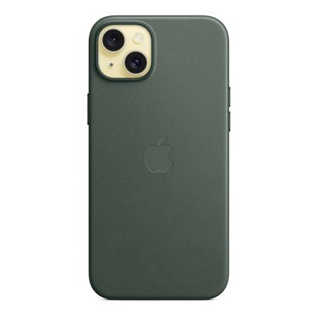 Чехол FineWoven Case для Apple iPhone 15 Plus с MagSafe Evergreen, зеленый