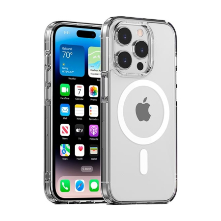 Чехол для iPhone 16 Pro 6.3" Gurdini Alba Series Protective with Magsafe Clear, прозрачный