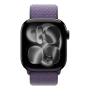 Apple Watch Series 11, 42 мм корпус из алюминия цвета «Jet Black», ремешок Sport Loop цвета «Purple Fog»
