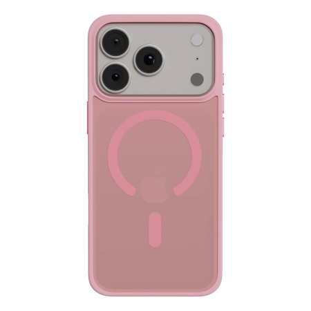 Чехол для iPhone 18 Pro/17 Pro AceCase Soft Rim Розовый