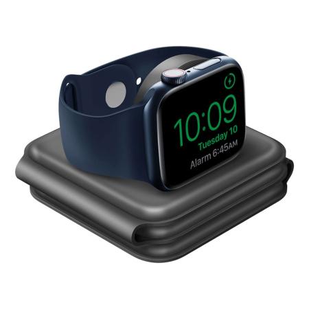 Беспроводное зарядное устройство EnergEA Bazic GoMag Trio magnetic wireless foldable 15W (GM-TRIO-GRY) Gray, серый