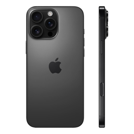 Apple iPhone 16 Pro Max 1Tb Dual SIM Black Titanium, титановый чёрный