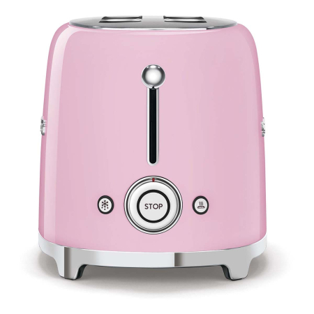 Тостер на 4 ломтика SMEG 50s style (TSF02PKEU) Розовый