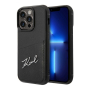 Чехол Karl Lagerfeld для iPhone 14 Pro PU with Cardslot Signature logo Hard (KLHCP14LCSSK) Черный Чехол Karl Lagerfeld для iPhone 14 Pro PU with Cardslot Signature logo Hard (KLHCP14LCSSK) Черный