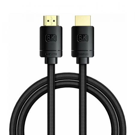 Кабель Baseus High Definition Series HDMI 8K to HDMI 8K Adapter Cable 2 м (CAKGQ-K01) Черный