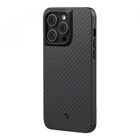 Противоударный чехол для iPhone 14 Pro Max Pitaka MagEZ Pro 3 кевлар (арамид) (KI1401PMP) Черно-серый Противоударный чехол для iPhone 14 Pro Max Pitaka MagEZ Pro 3 кевлар (арамид) (KI1401PMP) Черно-серый
