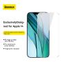 Стекло для iPhone 14 Plus/13 Pro Max Baseus Crystal glass 1шт +EasyStick (SGBL100202) Прозрачное