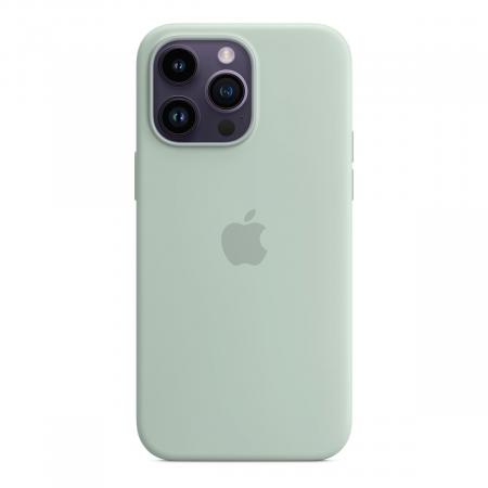 Чехол Silicone Case с MagSafe для Apple iPhone 14 Pro Max Зеленый