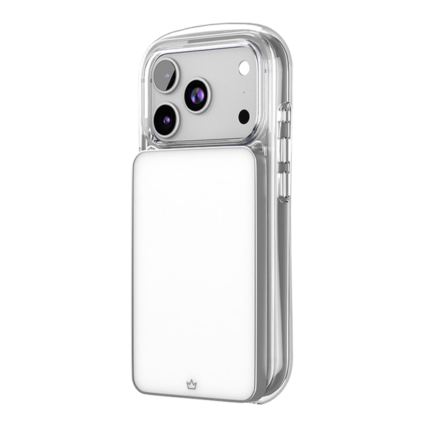 Чехол для iPhone 17 Pro Max с MagSafe VLP Bubble Case Белый