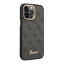 Чехол Guess для iPhone 14 Pro Max PU 4G Script metal logo Hard (GUHCP14XHG4SHK) Черный