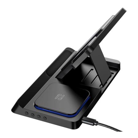 Беспроводное зарядное устройство WiWU Power Air 5в1 Wireless Charger (Wi-W006) Black, черный