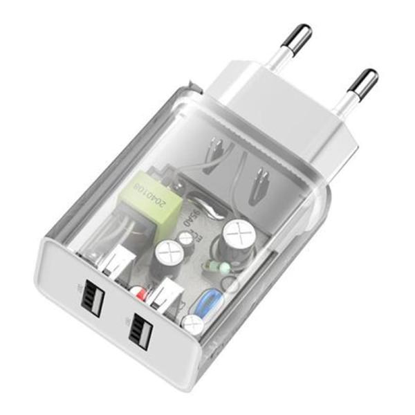 Зарядное устройство Baseus Speed Mini Dual USB Charger 10,5 Вт TC-012 (CCFS-R02), белый