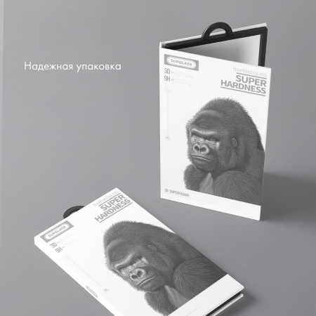 Стекло для iPhone 16 Pro Max SUPGLASS 3D Super Radian 6.9" (XC-11)