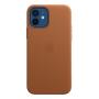 Чехол Leather Case MagSafe для Apple iPhone 12/12 Pro Brown, коричневый