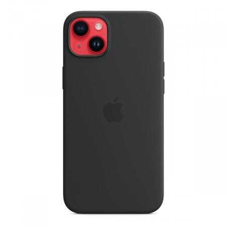 Чехол Silicone Case MagSafe для Apple iPhone 14 Plus Черный