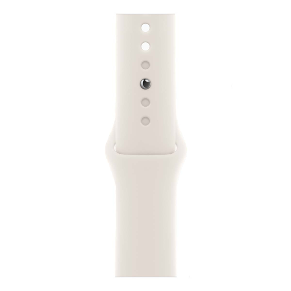 Apple Watch SE 3 (2025), 44 мм корпус из алюминия цвета «Midnight», ремешок Sport Band размера M/L цвета «Starlight»