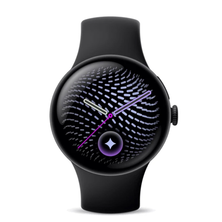 Часы Pixel Watch 5, 45 мм, Wi-Fi, Matte Black/Obsidian, чёрный