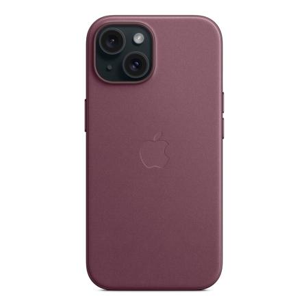 Чехол FineWoven Case для Apple iPhone 15 с MagSafe Mulberry, фиолетовый Чехол FineWoven Case для Apple iPhone 15 с MagSafe Mulberry, фиолетовый