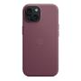 Чехол FineWoven Case для Apple iPhone 15 с MagSafe Mulberry, фиолетовый Чехол FineWoven Case для Apple iPhone 15 с MagSafe Mulberry, фиолетовый
