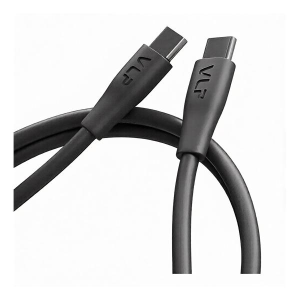 Дата-кабель VLP LITE Color Line USB-C, 60W, 1 м Чёрный