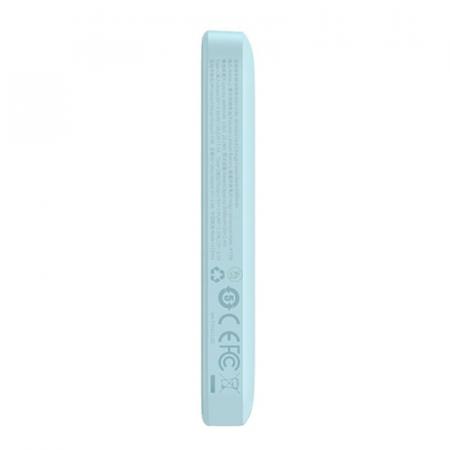 Внешний аккумулятор Baseus Magnetic Wireless Charging Power Bank 6000mAh 20W с MagSafe PPCXW06 (PPCX020003) Синий