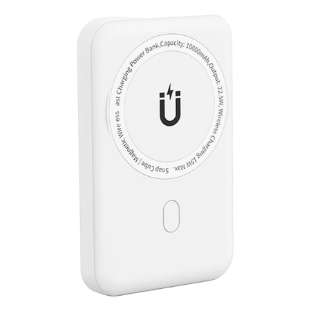 Внешний аккумулятор WiWU Power Bank Snap Cube-SC 10000mAh 22,5 Вт White, белый