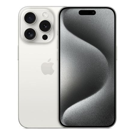 Apple iPhone 15 Pro 256Gb Dual SIM White Titanium, белый титан