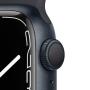 Apple Watch Series 7, 41 мм корпус из алюминия цвета «тёмная ночь»,  спортивный ремешок «тёмная ночь»