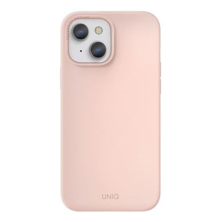 Чехол для iPhone 13 c Magsafe UNIQ Lino Hue (IP6.1HYB(2021)-LINOHMPNK) Розовый