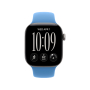 Apple Watch Series 12, 42 мм корпус из алюминия цвета «Space Gray», ремешок Sport Band размера M/L цвета «Wildflower Blue»
