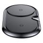 Беспроводное зарядное устройство Baseus 2в1 Metal Dual Wireless Charger (WXXHJ-A01) Black, черный Беспроводное зарядное устройство Baseus 2в1 Metal Dual Wireless Charger (WXXHJ-A01) Black, черный