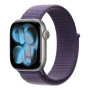 Apple Watch Series 11, 42 мм корпус из алюминия цвета «Space Gray», ремешок Sport Loop цвета «Purple Fog»