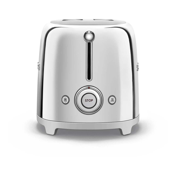 Тостер на 2 ломтика SMEG 50s style (TSF01SSEU) Хром