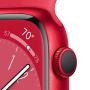 Apple Watch Series 8, 41 мм корпус из алюминия цвета (PRODUCT)RED™, ремешок Sport Band размера S/M цвета (PRODUCT)RED™