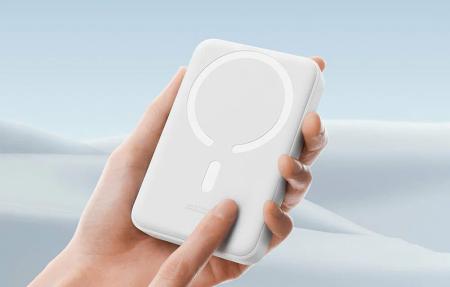 Внешний аккумулятор Baseus Magnetic Mini Wireless Fast Charge Power Bank 10000mAh 30W с поддержкой беспроводной зарядки PPCX110202 (PPCXM1030) Белый