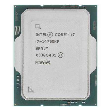 Процессор Intel Core i7-14700KF, 3.4ГГц (Turbo 5,60ГГц), LGA1700, OEM (CM8071504820722)