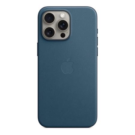 Чехол Кожаный Apple iPhone 15 Pro Max с MagSafe Blue, синий Чехол Кожаный Apple iPhone 15 Pro Max с MagSafe Blue, синий