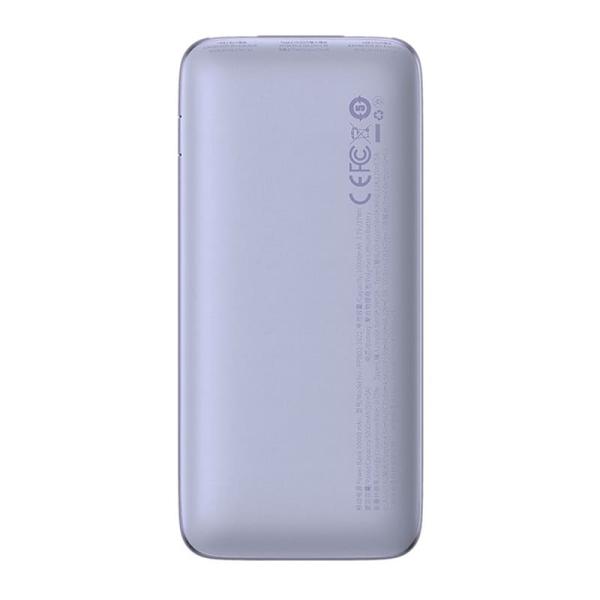 Внешний аккумулятор Baseus Bipow Pro Digital Display Fast Charge 10000mAh 22.5W с кабелем USB - Type-C, 3A, 0,3 м PPBD2-1022 (PPBD040005) Фиолетовый