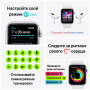 Apple Watch Nike Series 6, 44 мм, корпус из алюминия серебристого цвета, спортивный ремешок Nike цвета «чистая платина/чёрный»