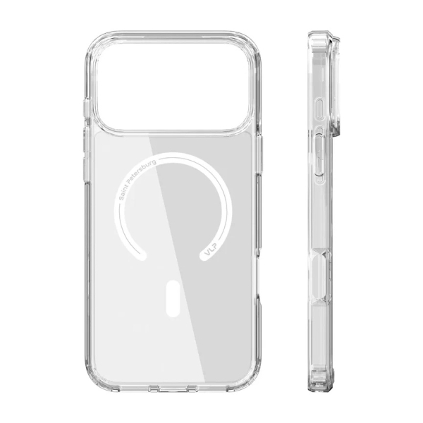 Чехол для iPhone 17 Pro с MagSafe защитный VLP LITE Air Case Прозрачный