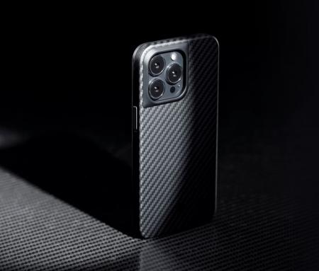 Противоударный чехол для iPhone 14 Pro Max Pitaka MagEZ Pro 3 кевлар (арамид) (KI1401PMP) Черно-серый Противоударный чехол для iPhone 14 Pro Max Pitaka MagEZ Pro 3 кевлар (арамид) (KI1401PMP) Черно-серый