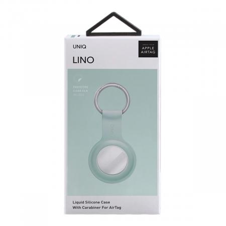 Чехол для Apple AirTag UNIQ Lino Liquid silicone (AIRTAG-LINOGRN) Зеленый