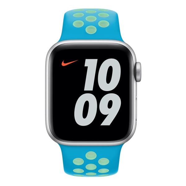 Ремешок Nike+ "Silicone Sport Band" Apple Watch 42/44 мм Сине-голубой