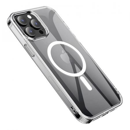 Чехол hoco. Magnetic series airbag anti-fall protective shell для Apple iPhone 13 Pro Max Прозрачный Чехол hoco. Magnetic series airbag anti-fall protective shell для Apple iPhone 13 Pro Max Прозрачный